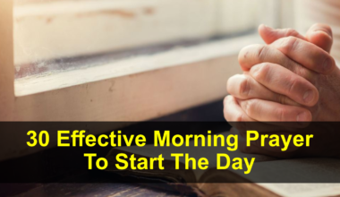 Morning Prayer To Start The Day