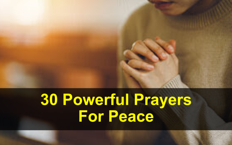 Prayers For Peace