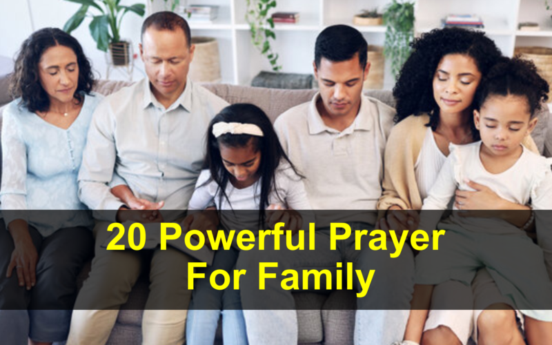 Prayer For Family