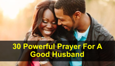 Prayer For A Good Husband