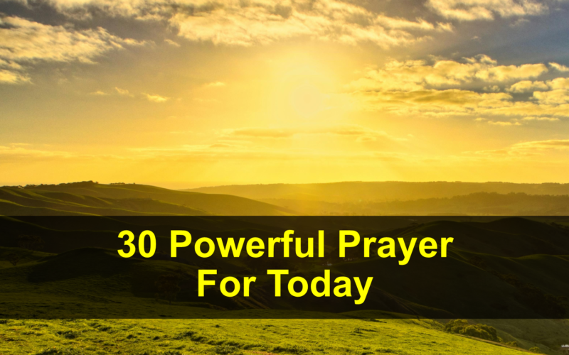 Prayer For Today