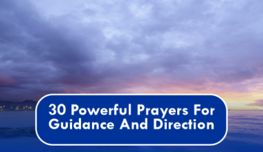 Prayers For Guidance And Direction