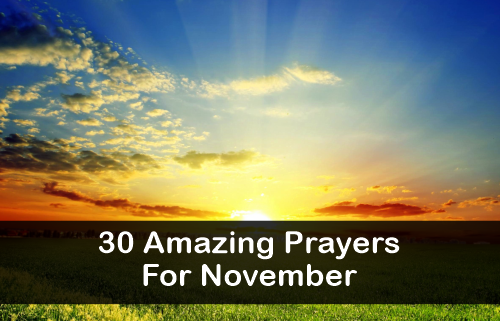 Prayers For November